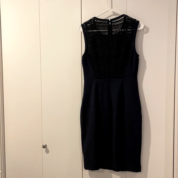 NWT Rebecca Taylor Sheath Lace Dress Sz: 6 - Picture 9 of 9